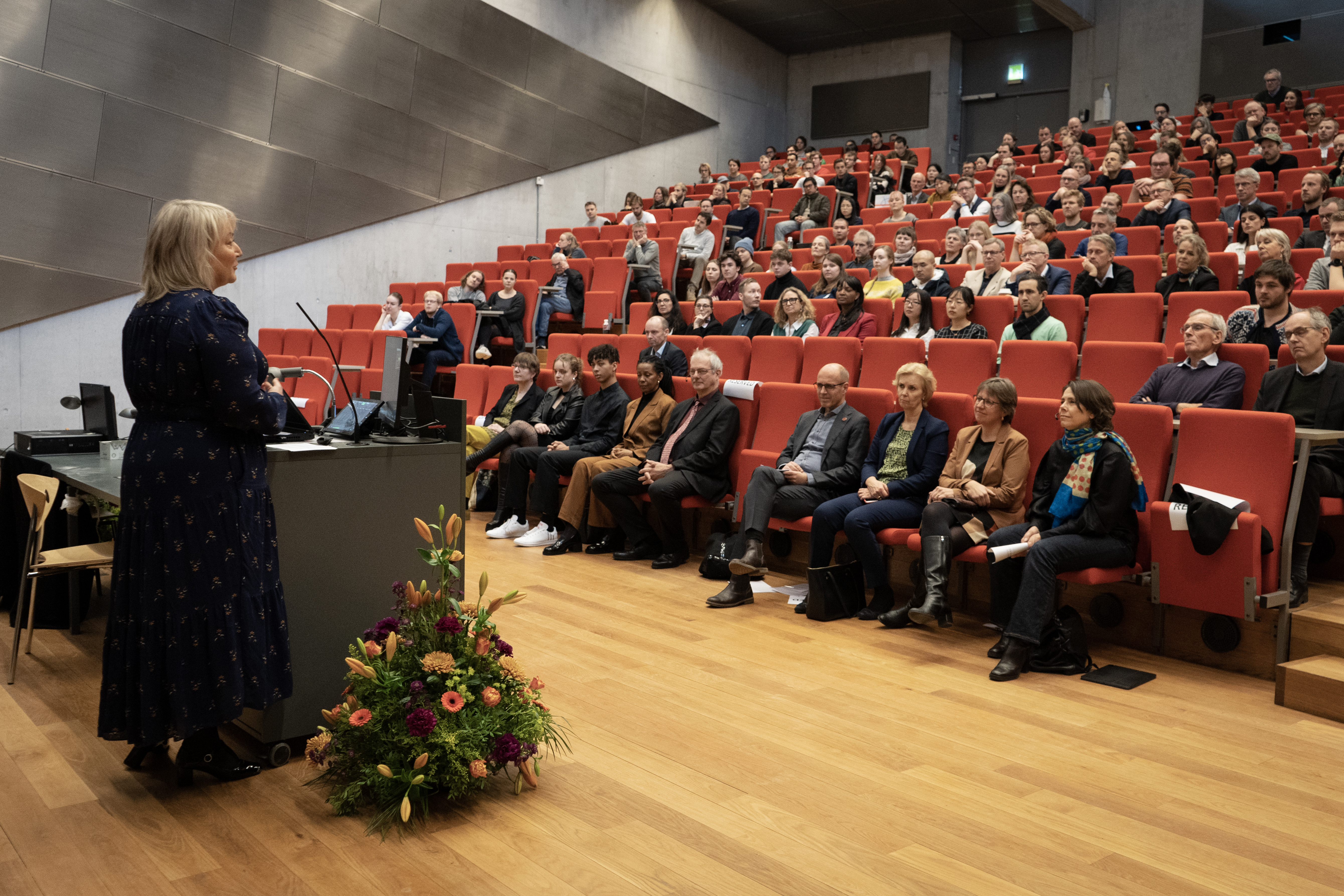 Minister Christina Egelund on the Symposium on occasion of Morten Meldal's receipt of the Nobel Prize in Chemistry in 2022.