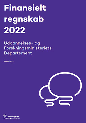 Finansielt regnskab med de samlede resultater i 2022 for de opgaver, der hører under departementet i Uddannelses- og Forskningsministeriet.