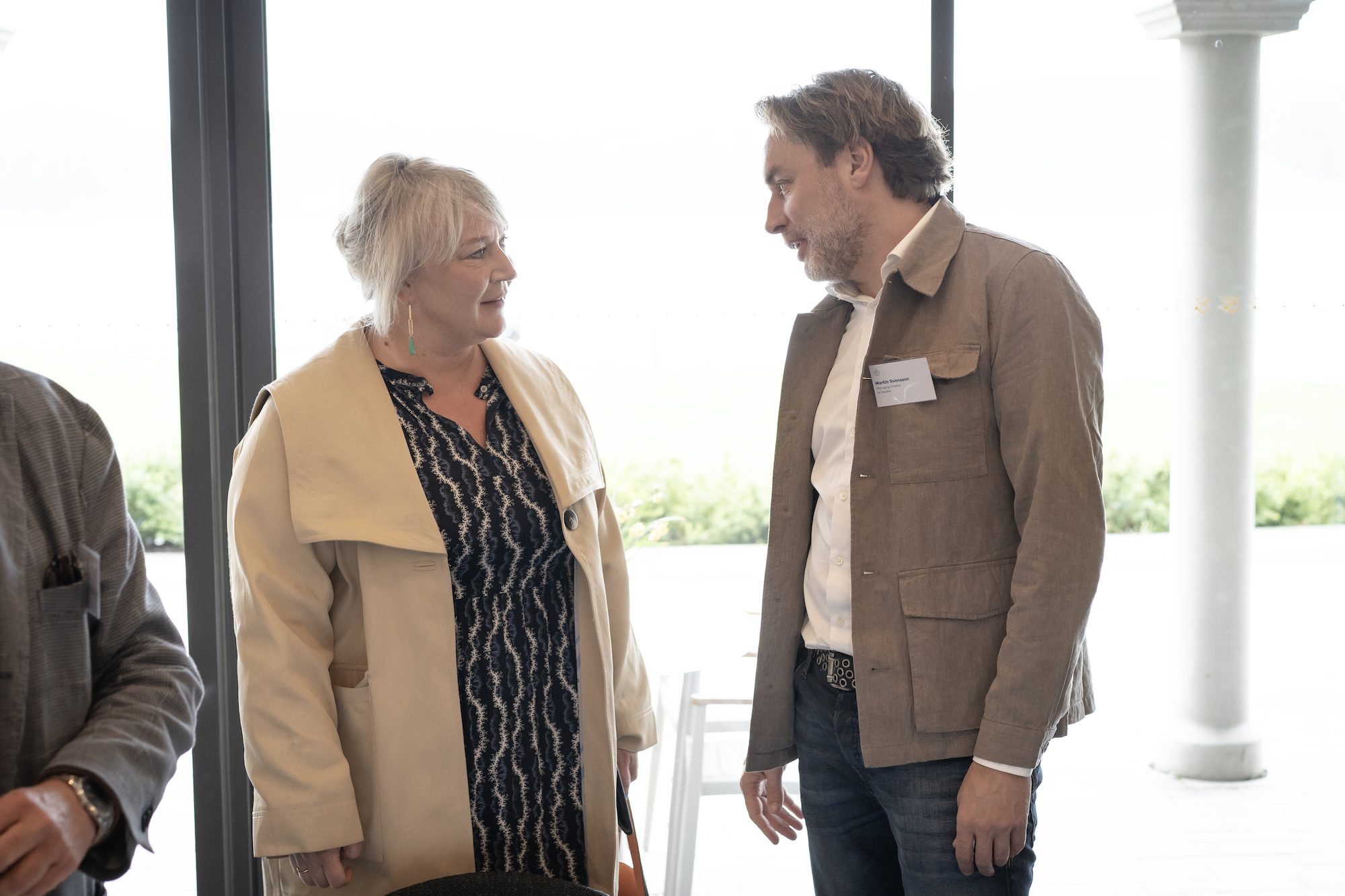 Minister Christina Egelund og hovedtaler Martin Svensson