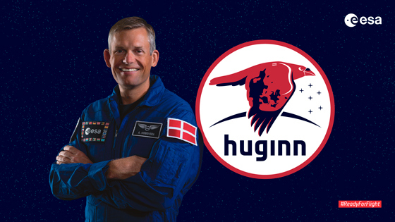 Andreas Mogensens næste mission får navnet Huginn Andreas Mogensens næste mission får navnet Huginn