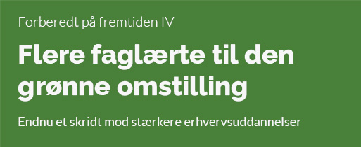 'Forberedt på fremtiden IV' er regeringens initiativer, der skal understøtte, at der er tilstrækkeligt med faglært arbejdskraft med de rette kompetencer til at arbejde med den grønne omstilling, hvis vi skal nå i mål med vores ambitiøse klimamålsætninger.